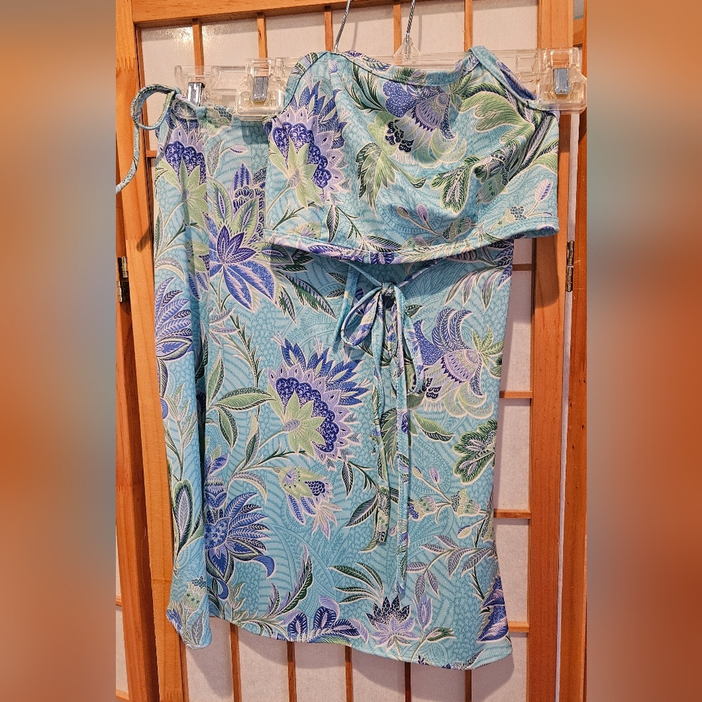 Tropical Skirt and Top Matching Set